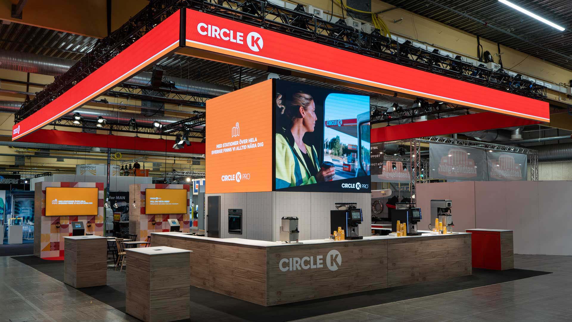 Mässmonter på lastbilsmässan